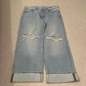Madewell wide leg jeans
